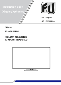 Handleiding F&U FLA5821UH LED televisie