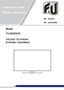 Handleiding F&U FLA4220UH LED televisie
