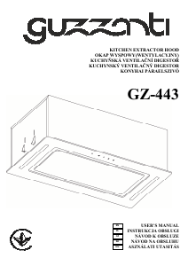Manual Guzzanti GZ 443 Cooker Hood