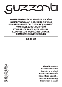 Manual Guzzanti GZ 27DD Wine Cabinet