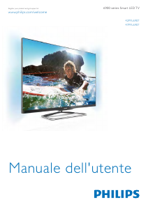 Manuale Philips 42PFL6907K LED televisore