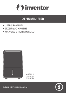 Manual Inventor CF-ION-10L Dezumidificator