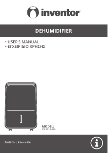 Handleiding Inventor CB-WUI-20L Luchtontvochtiger