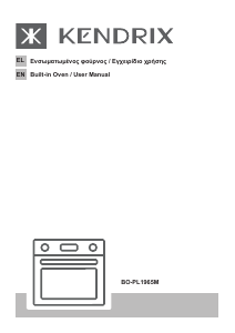 Handleiding Kendrix BO-PL1965M Oven