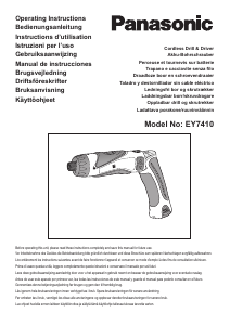 Mode d’emploi Panasonic EY7410 Perceuse visseuse