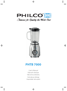 Instrukcja Philco PHTB 7000 Blender