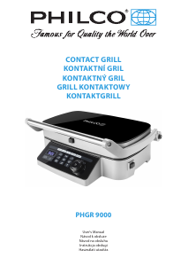 Manuál Philco PHGR 9000 Kontaktní gril