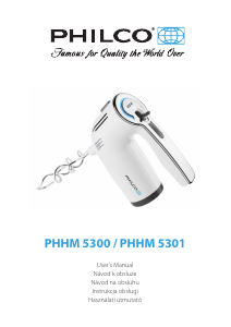 Handleiding Philco PHHM 5301 Handmixer