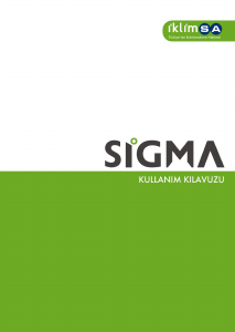 Kullanım kılavuzu Sigma SGM08DMA Klima