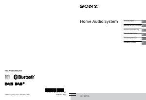 Manual de uso Sony CMT-SBT20B Set de estéreo