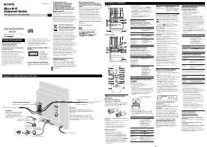 Руководство Sony CMT-NEZ33 Стерео-система