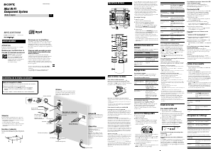 Mode d’emploi Sony MHC-GX570XM Stéréo