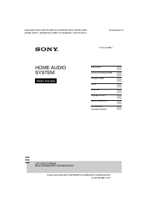 Mode d’emploi Sony MHC-GPX77 Stéréo