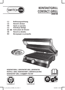 Instrukcja Switch On CG-B0001 Kontakt grill
