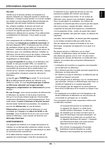 Mode d’emploi Thomson 50UG6400 Téléviseur LCD
