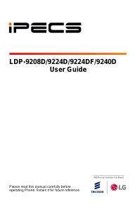 Manual iPECS LDP-9224DF IP Phone