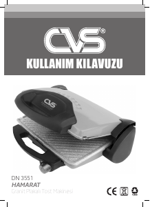 Bedienungsanleitung CVS DN 3551 Hamarat Kontaktgrill