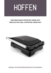 Manual Hoffen MGNK-H097 Grelhador de contacto