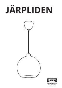 Manuale IKEA JARPLIDEN Lampada