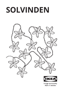 Bruksanvisning IKEA SOLVINDEN Lampa