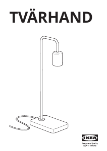 Manual IKEA TVARHAND Lampă