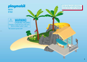 Instrukcja Playmobil set 6979 Leisure Karaibska wyspa z barem na plaży