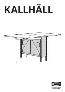 Mode d’emploi IKEA KALLHALL Table de salle à manger