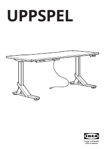 Bruksanvisning IKEA UPPSPEL Skrivbord