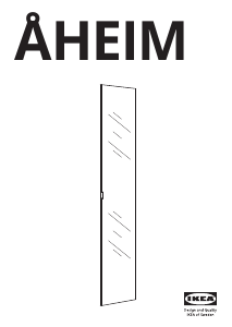 Manual IKEA AHEIM Porta closet