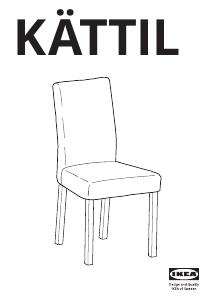 Használati útmutató IKEA KATTIL Szék
