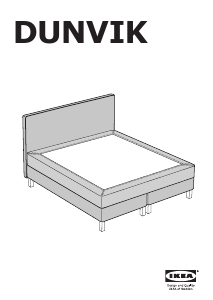 Manual IKEA DUNVIK Cadru pat