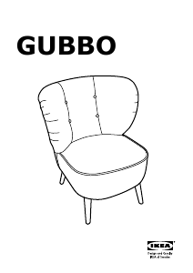 Руководство IKEA GUBBO Кресло