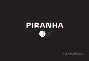 Kullanım kılavuzu Piranha ONX Cep telefonu