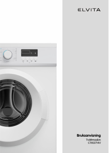 Bruksanvisning Elvita CTM3714V Tvättmaskin
