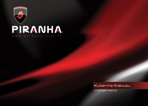 Kullanım kılavuzu Piranha Charger R Type Oto radyosu