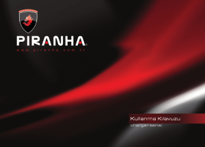 Kullanım kılavuzu Piranha Charger T Type Oto radyosu