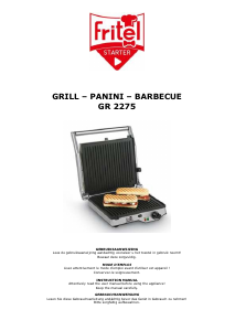 Manual Fritel GR 2275 Contact Grill