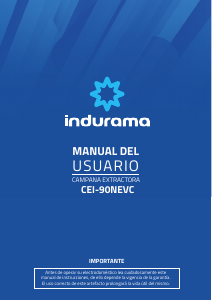 Manual de uso Indurama CEI-90NEVC Campana extractora