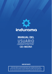 Manual de uso Indurama CEI-90CRVI Campana extractora