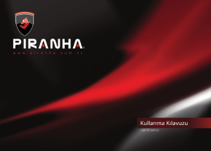 Kullanım kılavuzu Piranha Ixenit X Type Oto radyosu