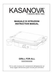 Handleiding Kasanova SWO000008 Contactgrill