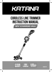 Handleiding Katana 220210 Grastrimmer