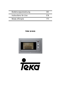 Bedienungsanleitung Teka TMW 18 BHG Mikrowelle