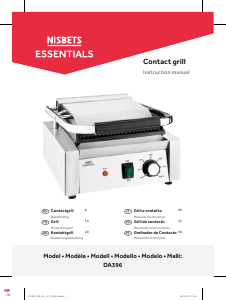 Bedienungsanleitung Nisbets DA396 Kontaktgrill