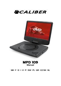 Handleiding Caliber MPD109 DVD speler