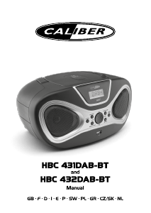 Handleiding Caliber HBC432DAB-BT Stereoset