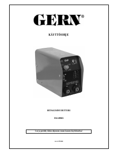 Käyttöohje Gern DAA0065 Hitsauskone