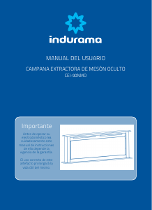 Manual de uso Indurama CEI-90NMO Campana extractora