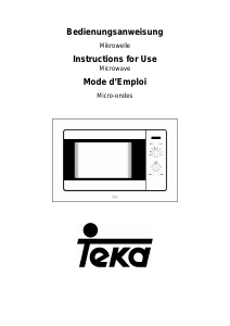Handleiding Teka TMW 18 BIH Magnetron