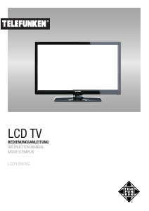 Manual Telefunken L22F135A3V2 LED Television